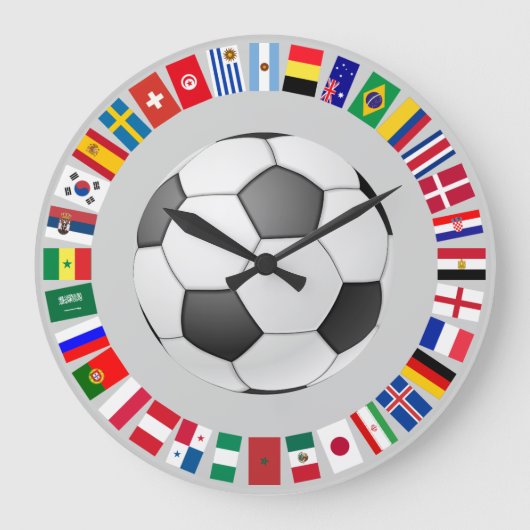 FOOTBALL SOCCER 2018 GROTE KLOK (Voorkant)