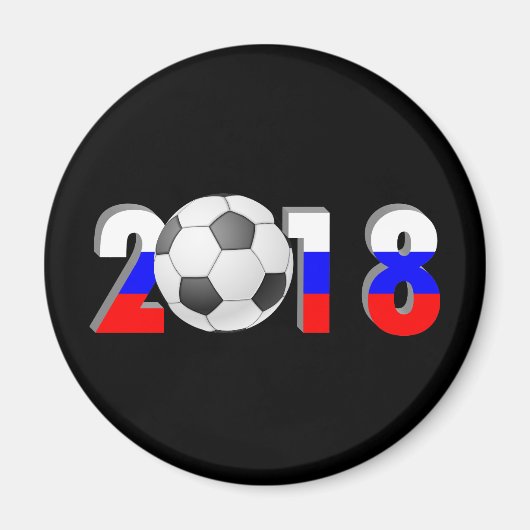 FOOTBALL SOCCER 2018 MAGNEET (Voorkant)