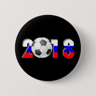 FOOTBALL SOCCER 2018 RONDE BUTTON 5,7 CM