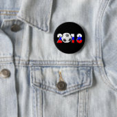 FOOTBALL SOCCER 2018 RONDE BUTTON 5,7 CM (In situ)