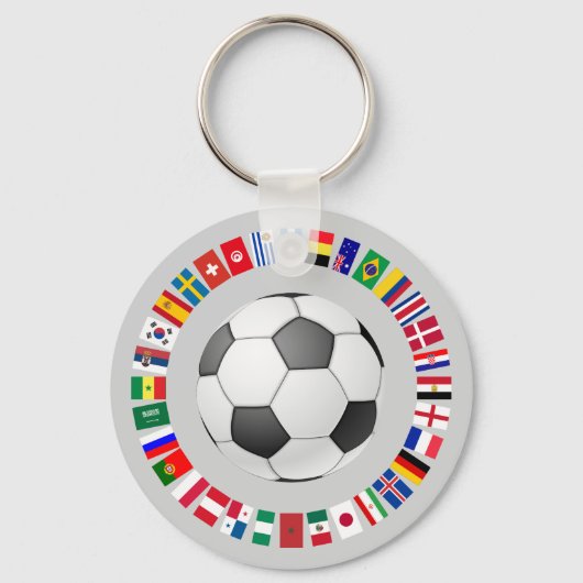 FOOTBALL SOCCER 2018 SLEUTELHANGER (Voorkant)