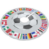 FOOTBALL SOCCER 2018 TEAM FLAGS SYMBOLCIRCLE KERSTBOOM ROK (Gekanteld)
