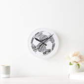 Football Soccer Futbol Ronde Klok (Huis)