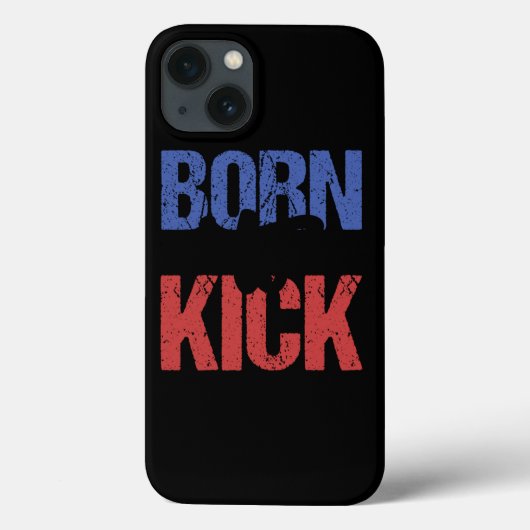 Football Soccer Kicker Born To Kick Gift Idea Case-Mate iPhone Case (Achterkant)