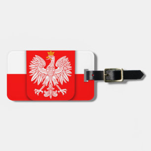 Football Soccer Polska over het wereldkampioenscha Bagagelabel