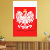 Football Soccer Polska over het wereldkampioenscha Canvas Afdruk (Insitu (Woonkamer))
