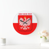 Football Soccer Polska over het wereldkampioenscha Grote Klok (Huis)