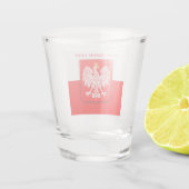 Football Soccer Polska over het wereldkampioenscha Shot Glas (Achterkant)