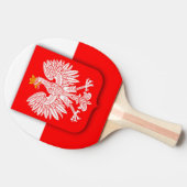 Football Soccer Polska over het wereldkampioenscha Tafeltennisbatje (Zijkant)