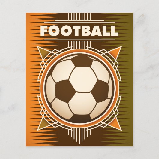 Football Soccer Sport Ball Flyer (Voorkant)