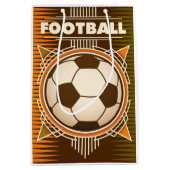 Football Soccer Sport Ball Medium Cadeauzakje (Voorkant)