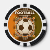 Football Soccer Sport Ball Poker Chips (Voorkant)