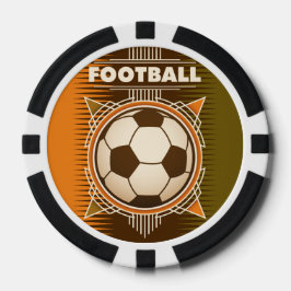 Football Soccer Sport Ball Poker Chips