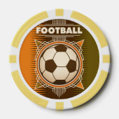 Football Soccer Sport Ball Poker Chips (Voorkant)