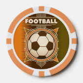 Football Soccer Sport Ball Poker Chips (Voorkant)