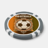 Football Soccer Sport Ball Poker Chips (Enkel)