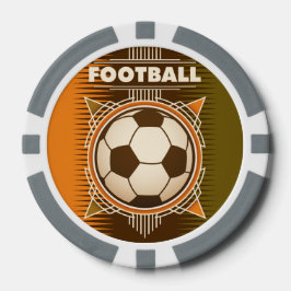 Football Soccer Sport Ball Poker Chips