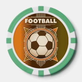 Football Soccer Sport Ball Poker Chips