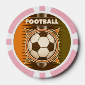 Football Soccer Sport Ball Poker Chips (Voorkant)