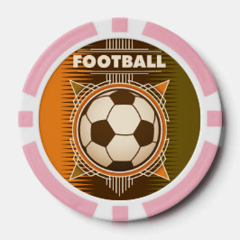 Football Soccer Sport Ball Poker Chips