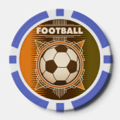 Football Soccer Sport Ball Poker Chips (Voorkant)