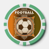 Football Soccer Sport Ball Pokerchips (Voorkant)