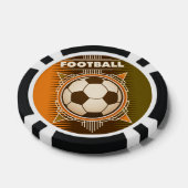 Football Soccer Sport Ball Pokerchips (Enkel)