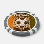 Football Soccer Sport Ball Pokerchips (Enkel)
