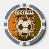 Football Soccer Sport Ball Pokerchips (Voorkant)