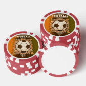 Football Soccer Sport Ball Pokerchips (Opstapeling)