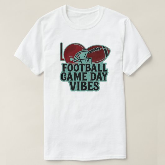 Football Spaardag Vibes T-shirt (Design voorkant)