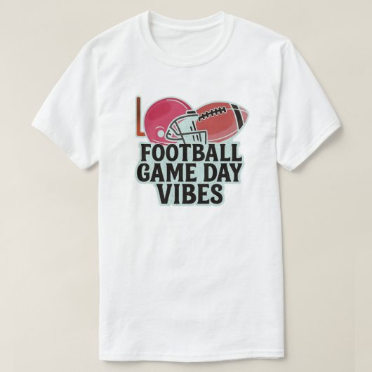 Football Spaardag Vibes T-shirt (Design voorkant)
