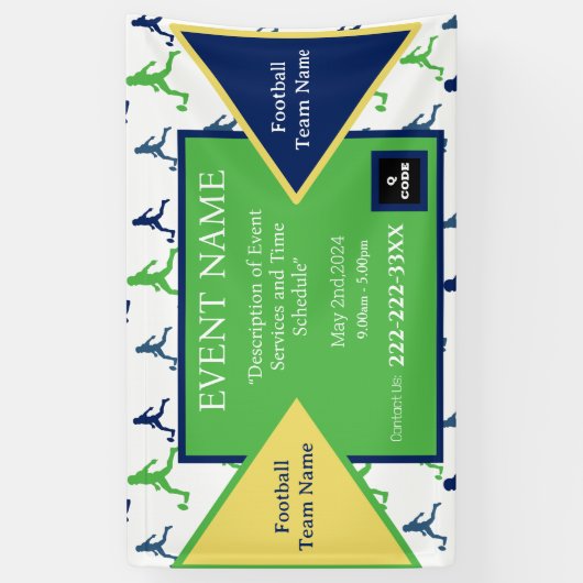 FOOTBALL SPANDOEK (Verticaal)