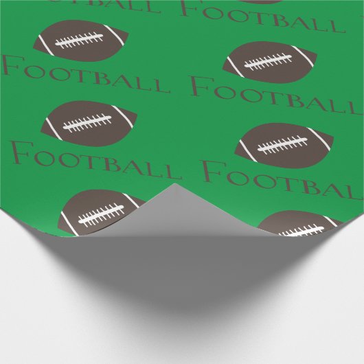 Football Spel Ball Cadeaupapier (Hoek)
