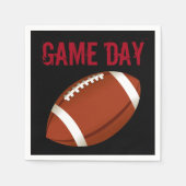 Football Spel Dag Papieren servetten (Voorkant)