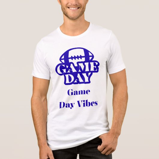 Football Spel Dag T-shirt (Voorkant)