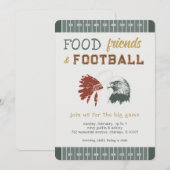 Football Spel Nachtwacht Party Adult Kaart (Voorkant / Achterkant)