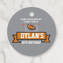 FOOTBALL SPEL Sport Kids Verjaardagsfeest Bedankjes Labels