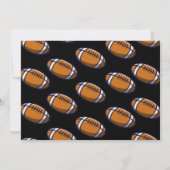 FOOTBALL SPEL Sport Kids Verjaardagsfeest Kaart (Achterkant)