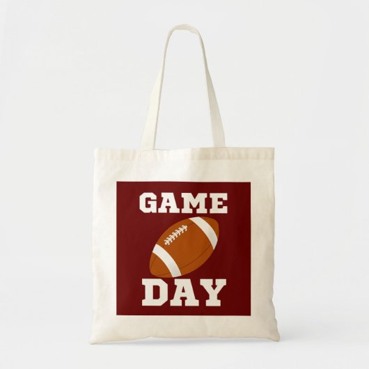 Football speldag tote bag (Voorkant)