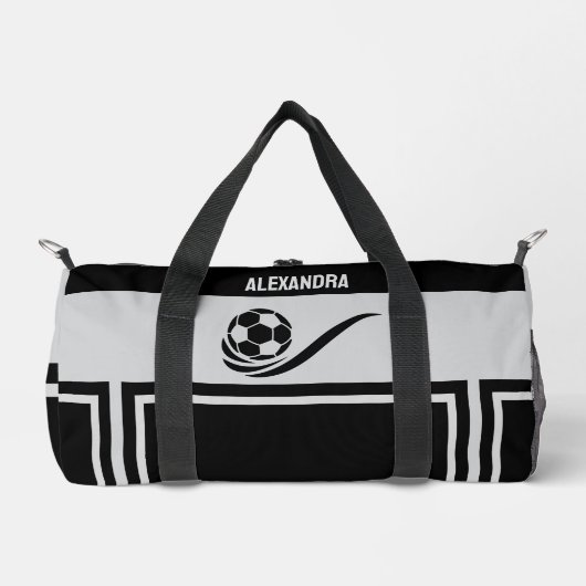 Football Speler, Football Team, Verjaardagscadeau Plunjezak (Voorkant)