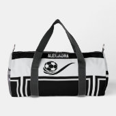 Football Speler, Football Team, Verjaardagscadeau Plunjezak (Achterkant)