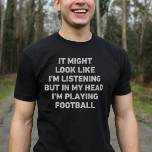 Football Speler Grappig T-shirt