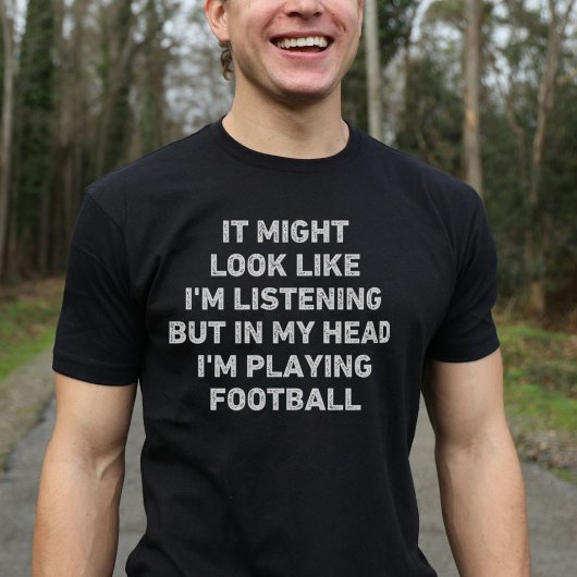 Football Speler Grappig T-shirt
