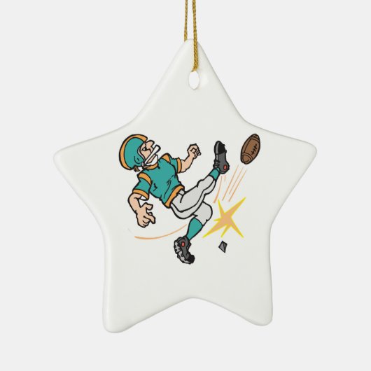 football speler keramisch ornament (Rechts)