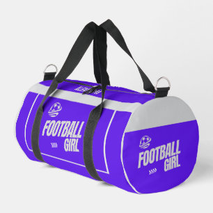 Football Speler Meisje, Team, Gift Duffle Bag Plunjezak