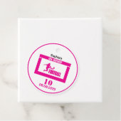 Football Speler Meisje, Verjaardag Meisje Team Bedankjes Labels (In situ)