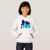 Football Speler Meisje, Verjaardagscadeau, Team (Voorkant volledig)