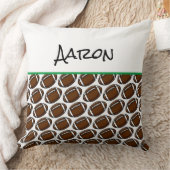 Football Speler NAAM Kinder Sport Decor Leuk Kussen (Deken)