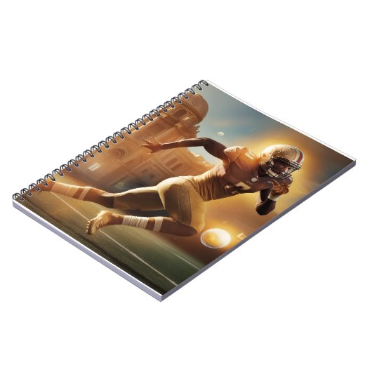 football-speler notitieboek (Linkerzijde)